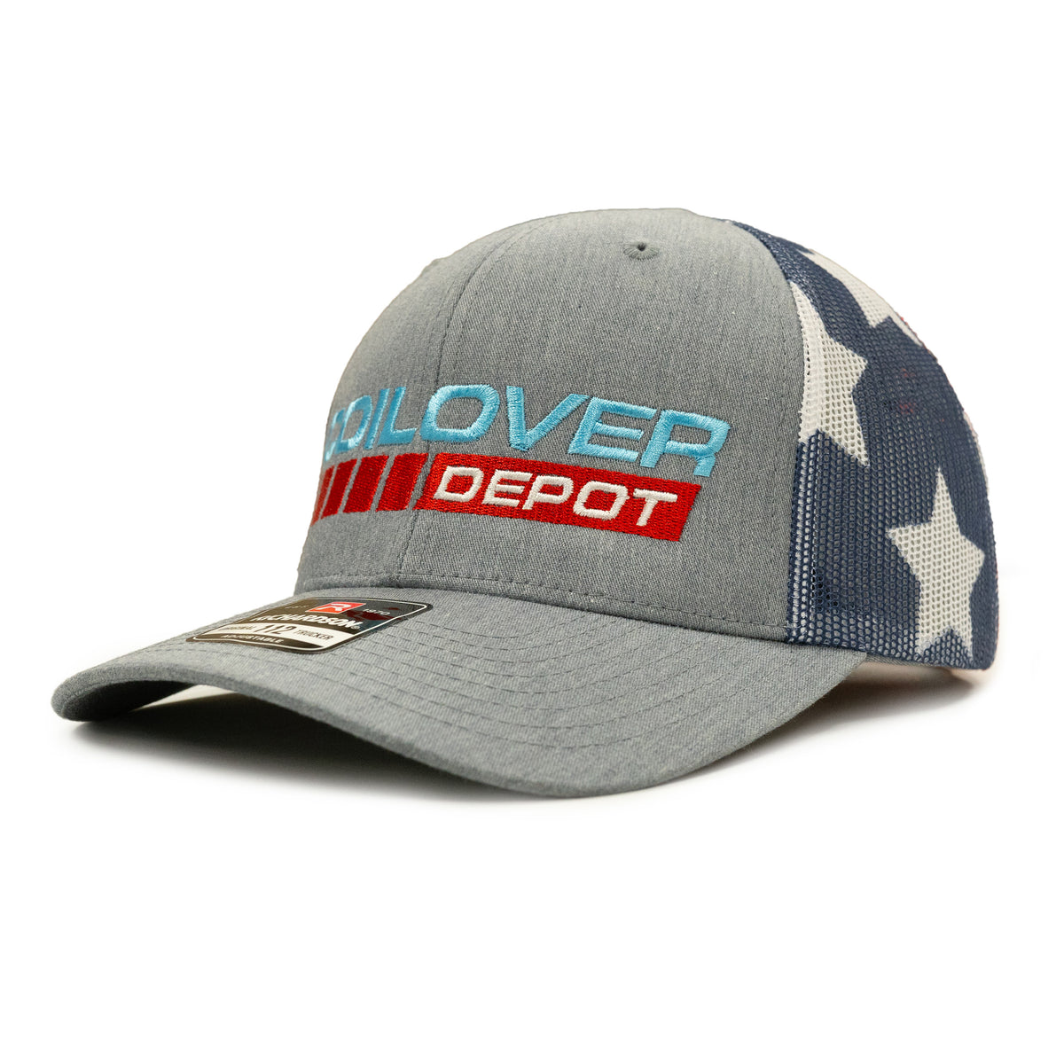 Coilover Depot Red White and Blue Trucker Hat