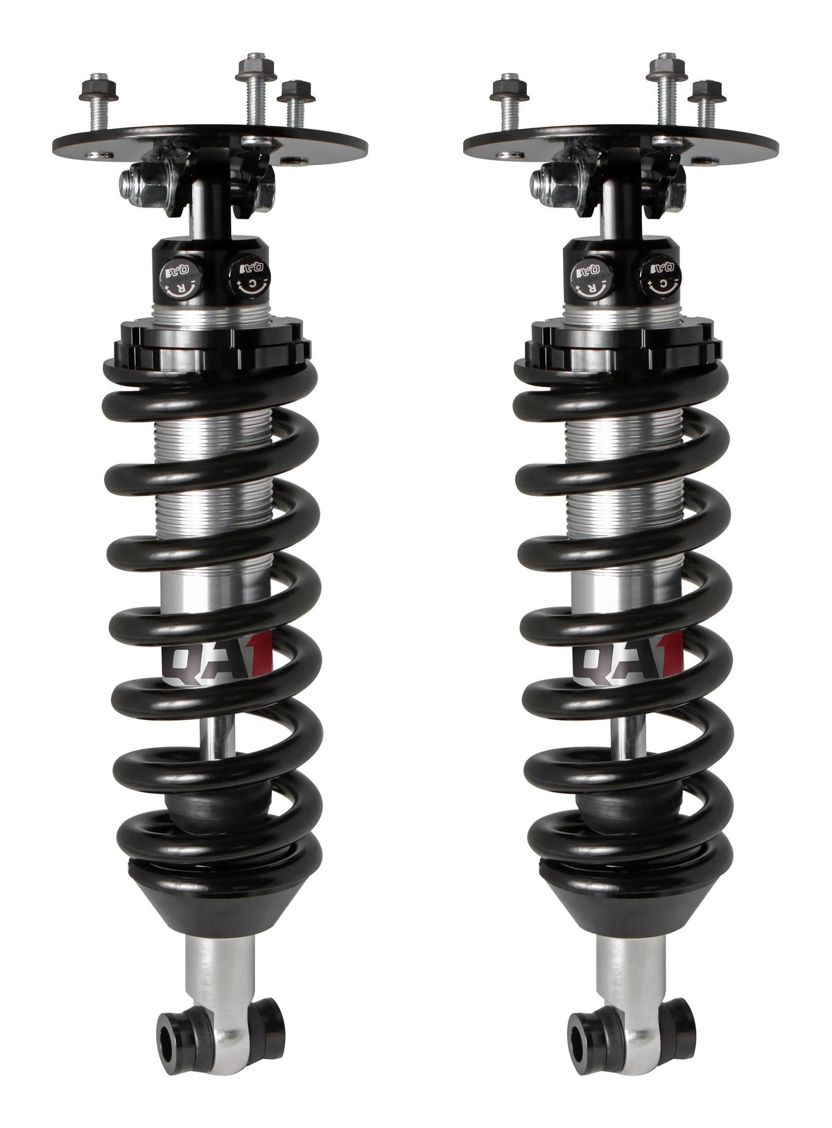 QA1 Pro Coil Shock Kit | 2003-2011 Ford Crown Victoria (Front) - Double Adjustable, 9" Spring, 550 lb/in, 1/2" Bolt Hole, Bearing