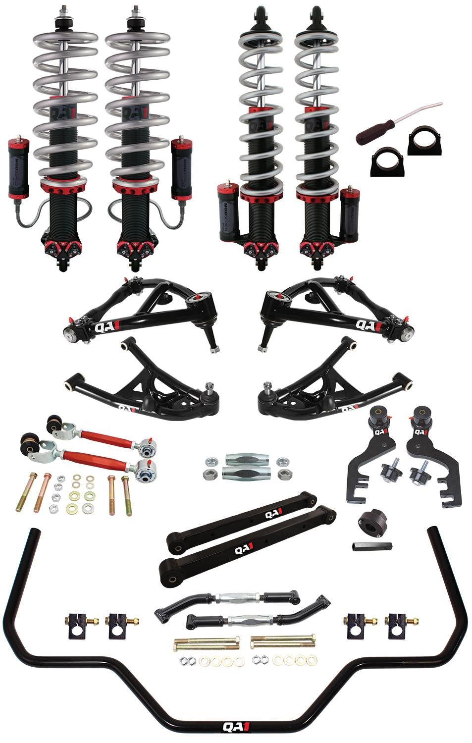 QA1 Drag Suspension Kit | 1965-1967 Buick Gran Sport - Level 3, W/O Shocks