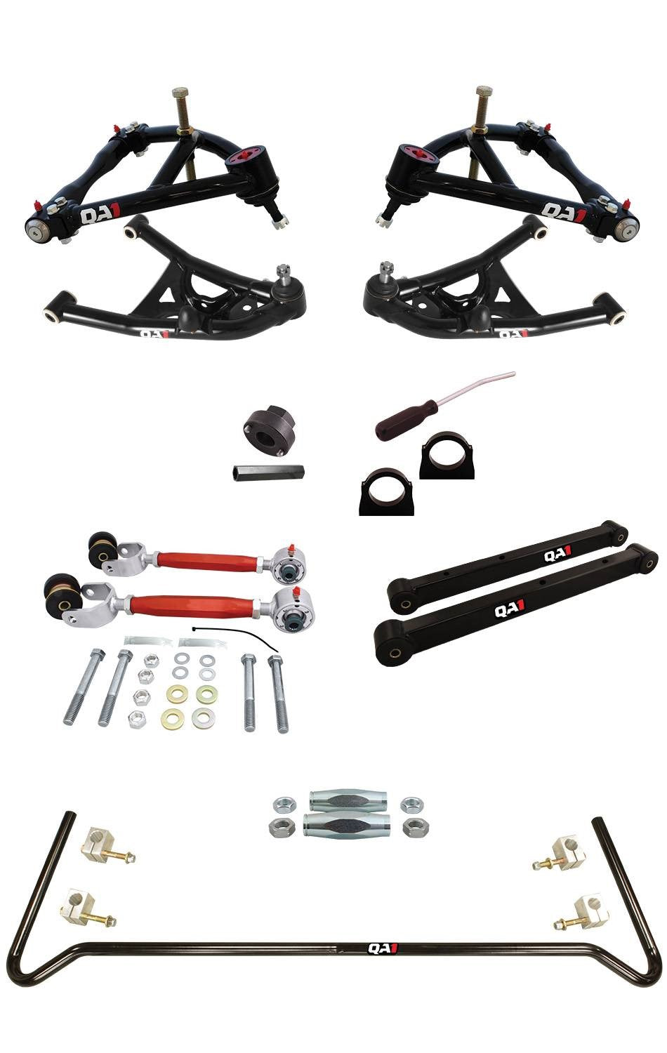 QA1 Drag Suspension Kit | 1991-1993 Buick Roadmaster - Level 3, W/O Shocks