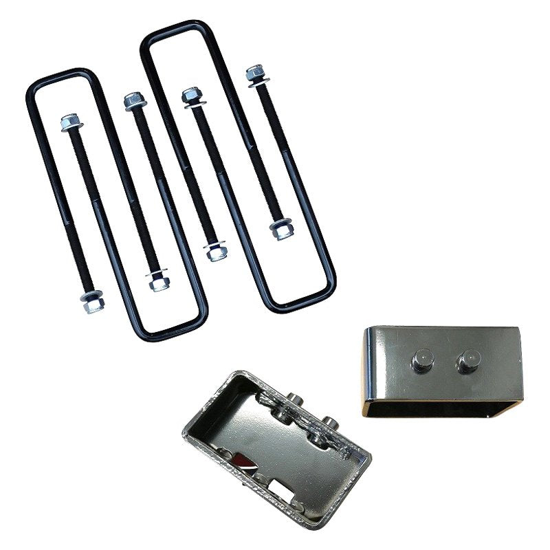 04-23 Ford F-150 Freedom Off-Road 3 Inch Rear Lift Blocks with Extended U-Bolts