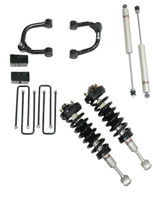 Freedom Off-Road 3 Inch Lift Kit Front Struts w/ Rear Blocks, Shocks, and Control Arms 04-08 Ford F-150/06-08 Lincoln Mark LT