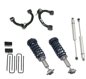 Freedom Off-Road 3 Inch Lift Kit Front Struts w/ Rear Blocks, Shocks, and Control Arms 21-UP Ford F-150