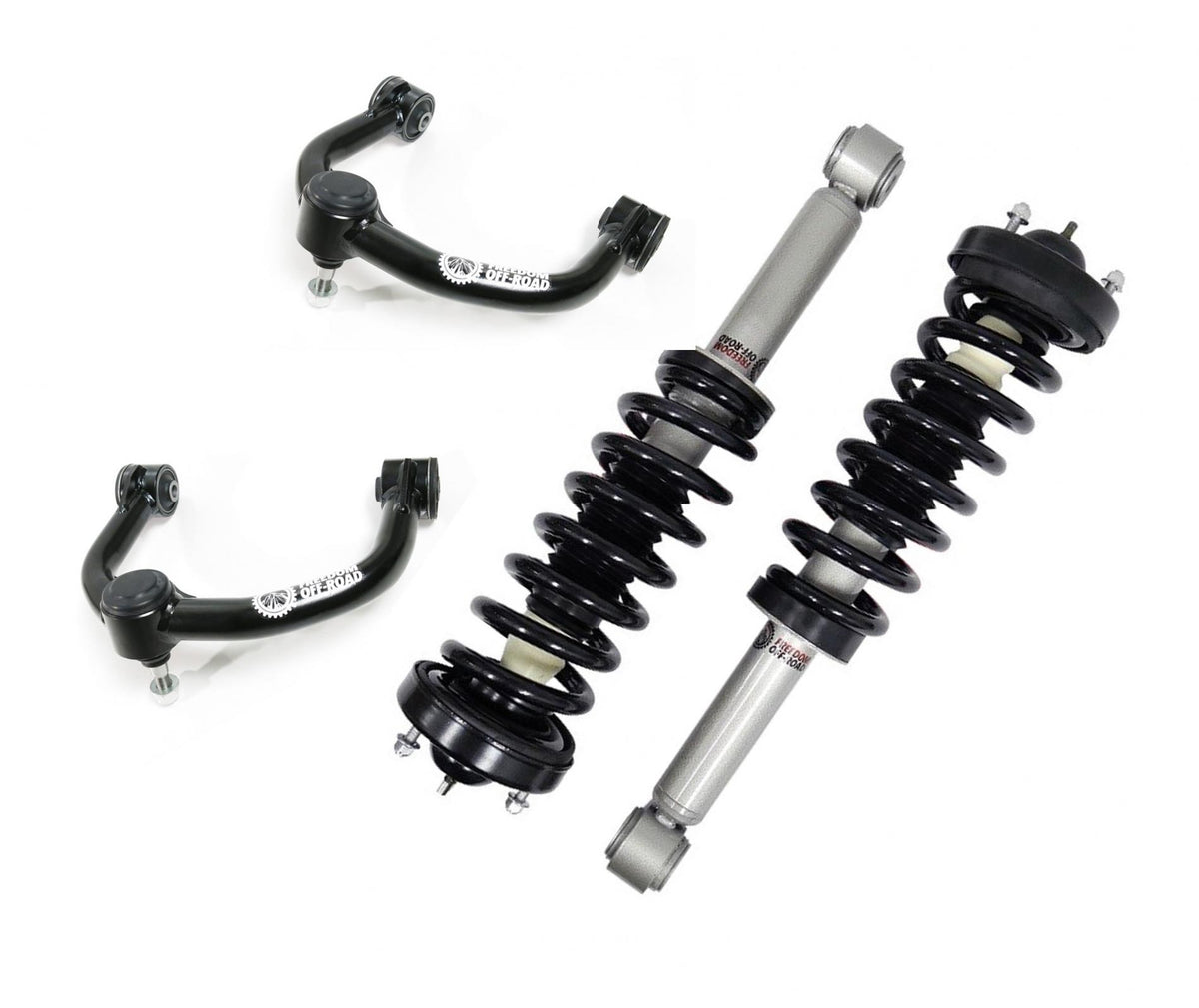 Freedom Off-Road Front 3 Inch Lift Struts w/ Upper Control Arms For 09-13 F-150 No Raptor