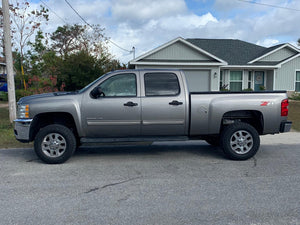 Freedom Off-Road 1 Inch-3 Inch Leveling Kit Torsion Keys and Front Shocks 11-19 Silverado/Sierra 2500 HD/3500 HD