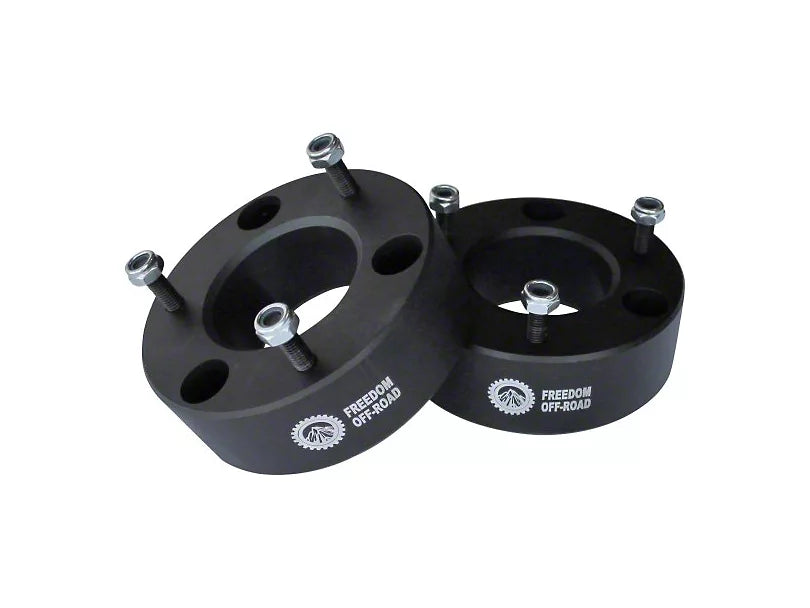 Freedom Off-Road 3 Inch Lift Kit Front Spacers w/ Rear Blocks and Shocks 07-18 Chevrolet Silverado 1500/07-18 GMC Sierra 1500
