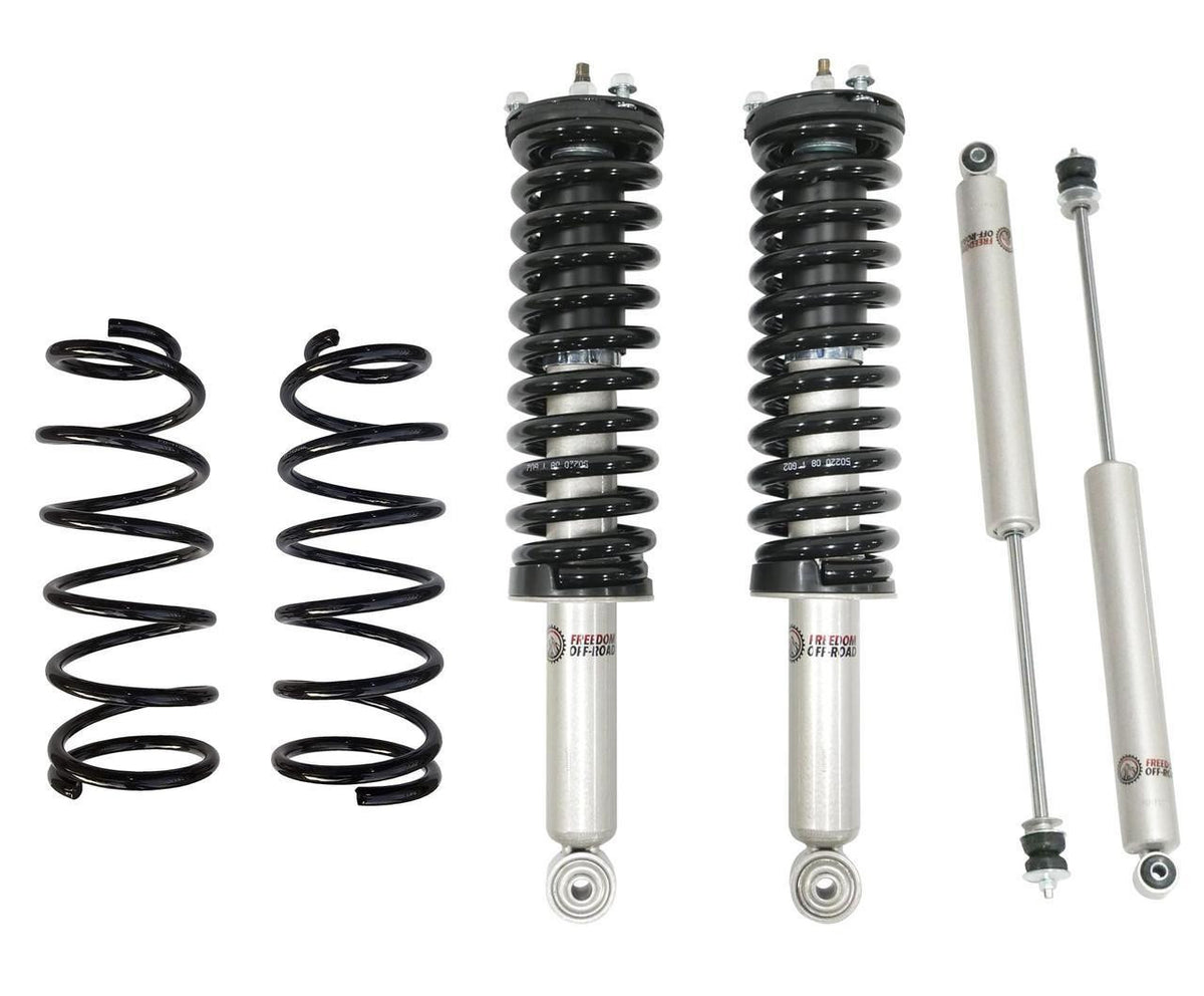 Freedom Off-Road Front 3.5 Inch Lift Struts w/ Rear 3 Inch Lift Springs and Shocks 1996-2002 Toyota 4Runner