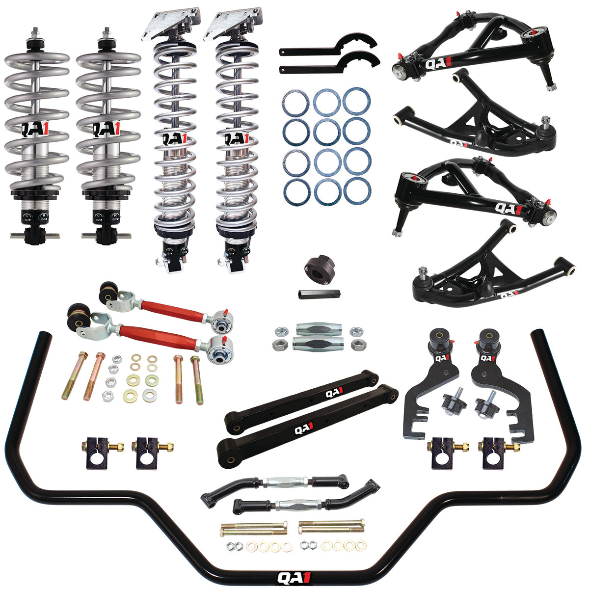 QA1 Drag Suspension Kit | 1965-1967 Buick Gran Sport - Level 2, W/ Shocks