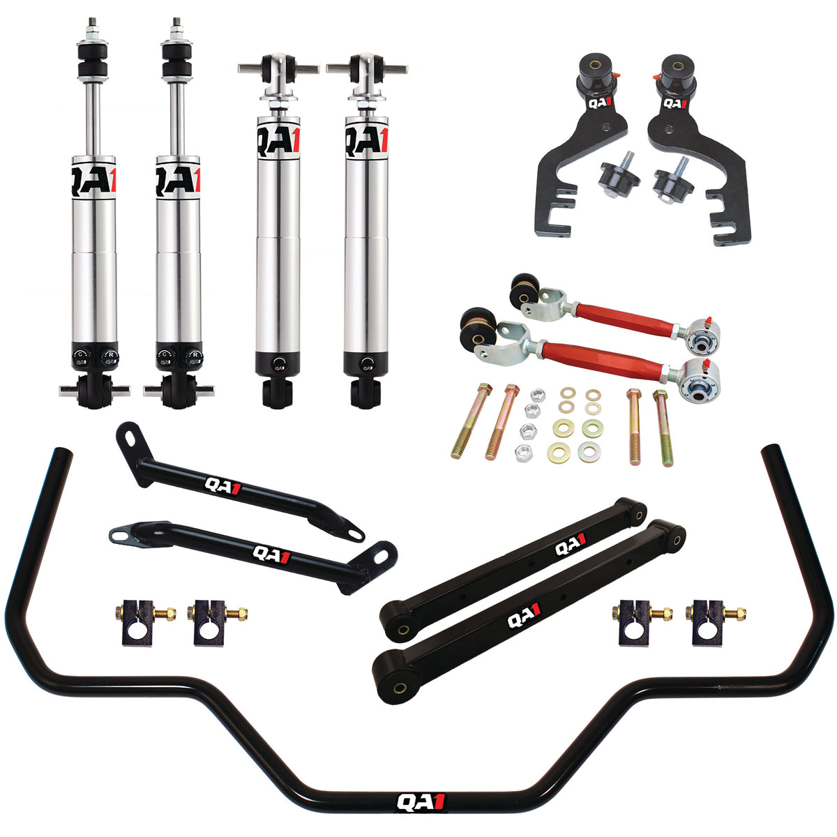 QA1 Drag Suspension Kit | 1970-1972 Chevrolet Monte Carlo - Level 1, W/ Shocks