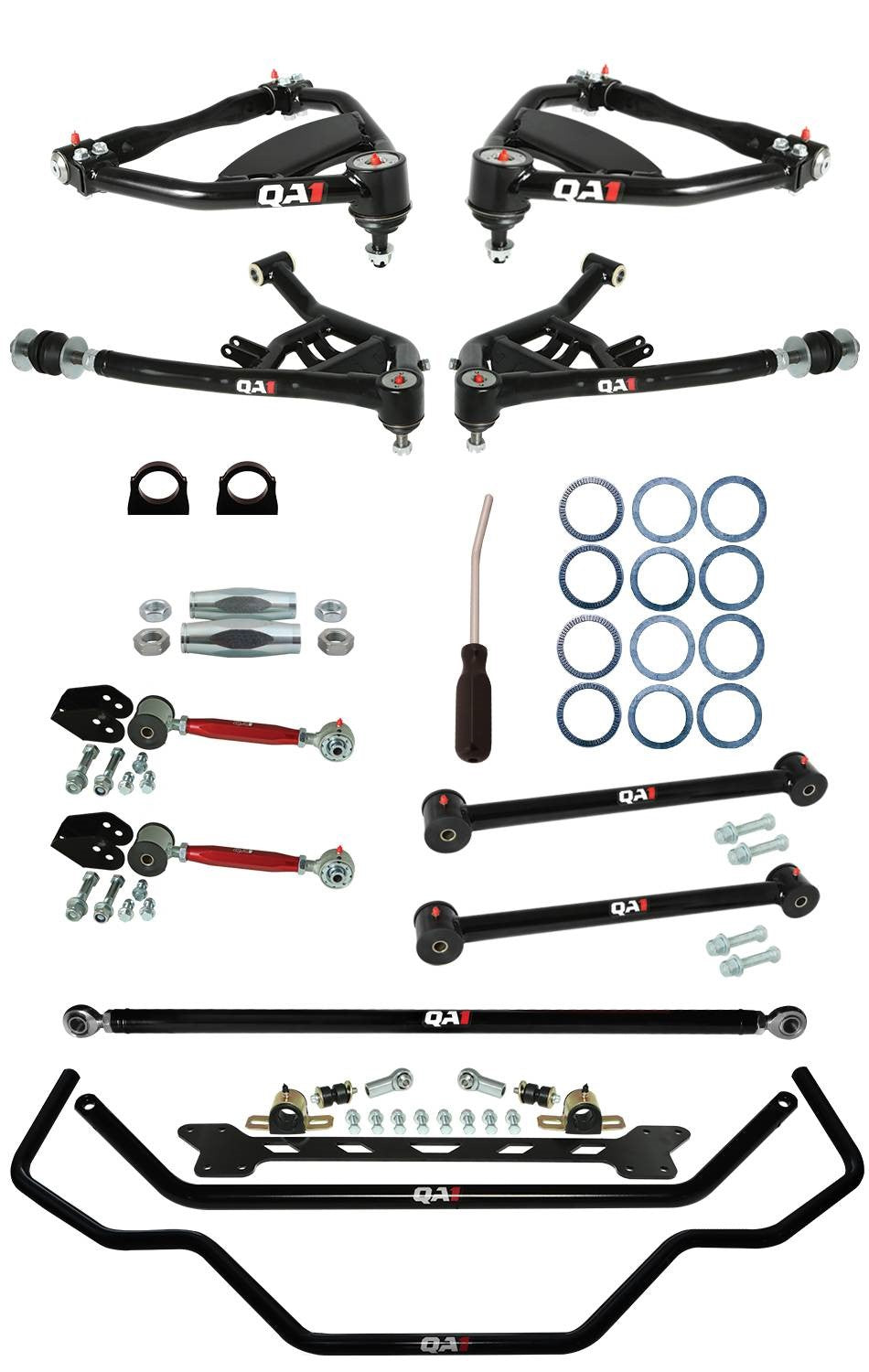QA1 Suspension Kit | 1965-1970 Chevrolet Biscayne - Level 3, W/O Shocks