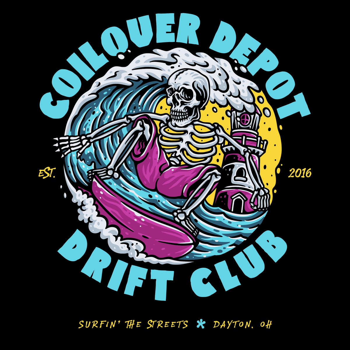 Coilover Depot Surf Style T Shirt