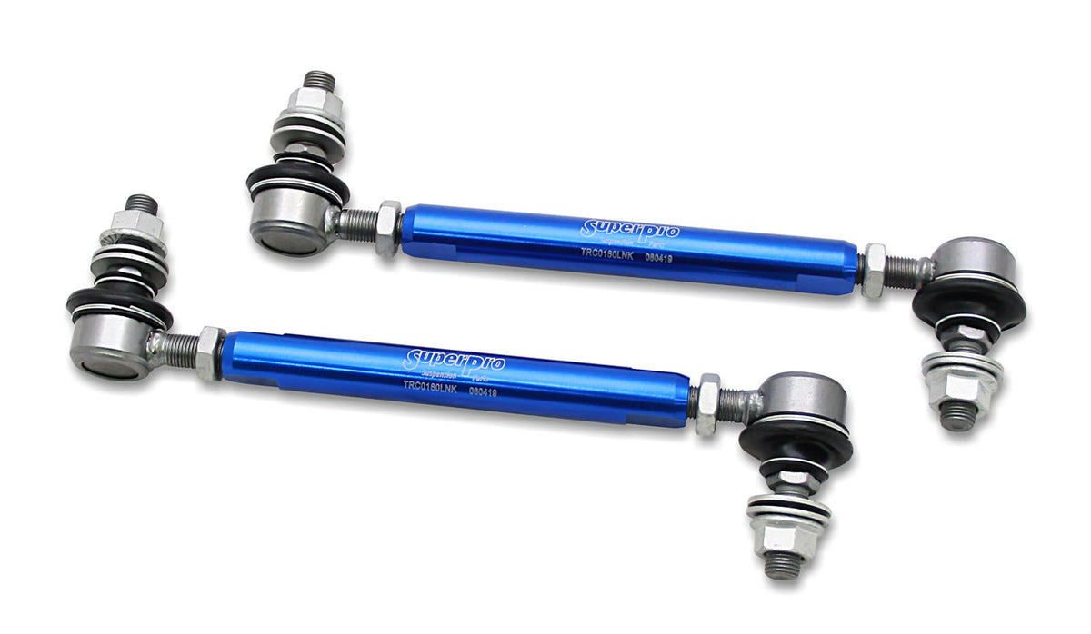Superpro-TRC10160-BMW-6-Series-76-89-Front-Sway-Bar-Link-Kit--Heavy-Duty-Adjustable-(210mm-260mm-Length,-10mm-Studs)