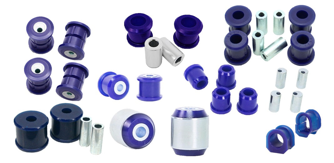 93-96 Mazda RX7 Superpro Bushing Kit w/ Caster and Camber Adjustment Offset Bushings