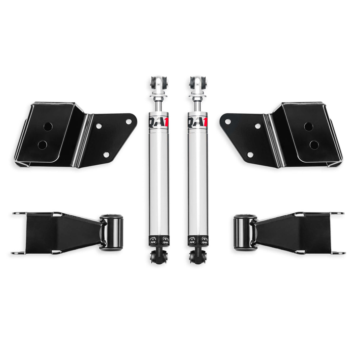QA1 Rear Drop Kit | 1999-2006 Chevrolet Silverado 1500 - Double Adjustable, Short Bed, 2-4" Drop