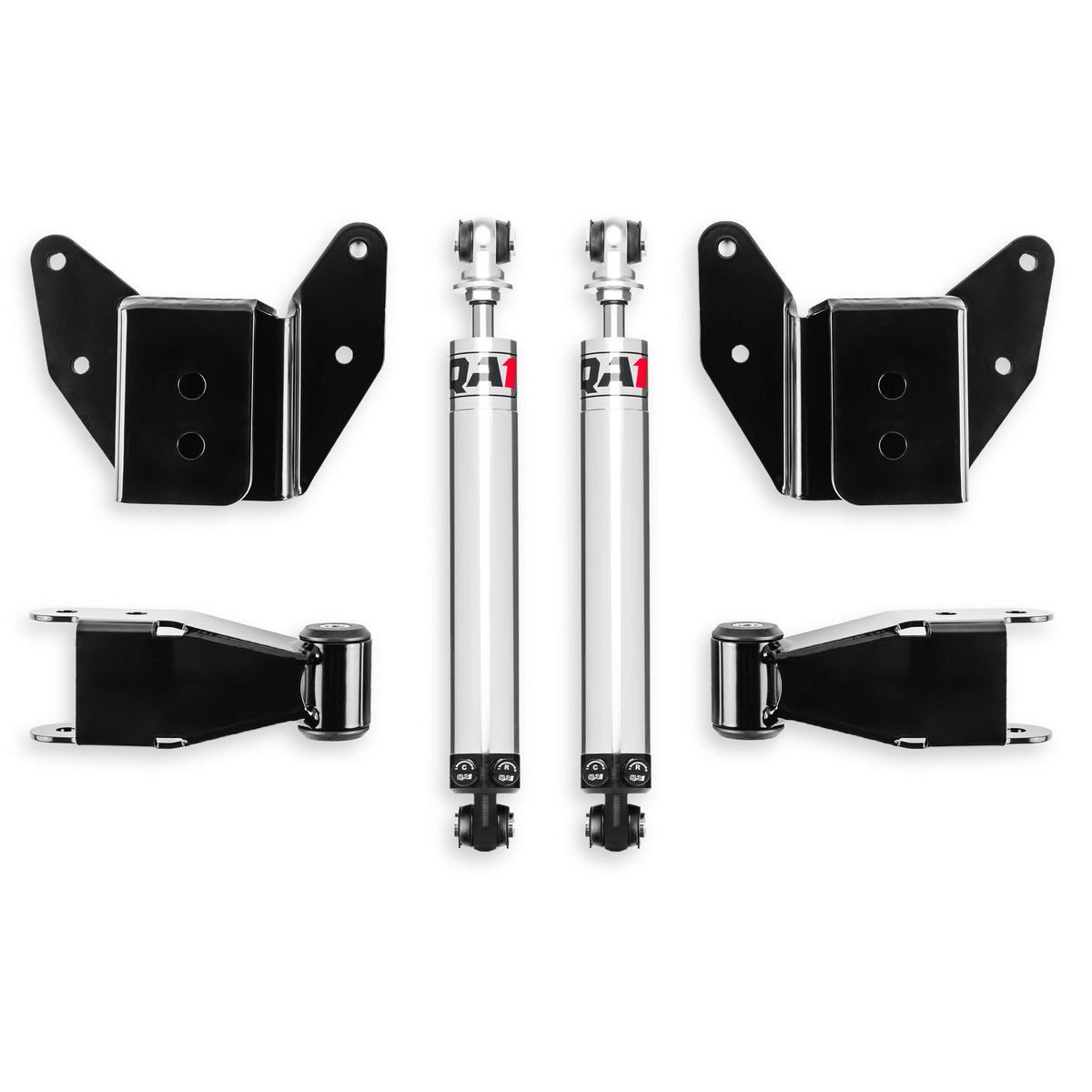 QA1 Rear Drop Kit | 1999-2006 Chevrolet Silverado 1500 - Double Adjustable, Long Bed, 2-4" Drop