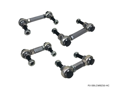 Phase-2-Motortrend-P2-SBLCMBZ33-HC-Nissan-350Z-03-08-FRONT-AND-REAR-ADJUSTABLE-SWAY-BAR-END-LINKS-COMBO