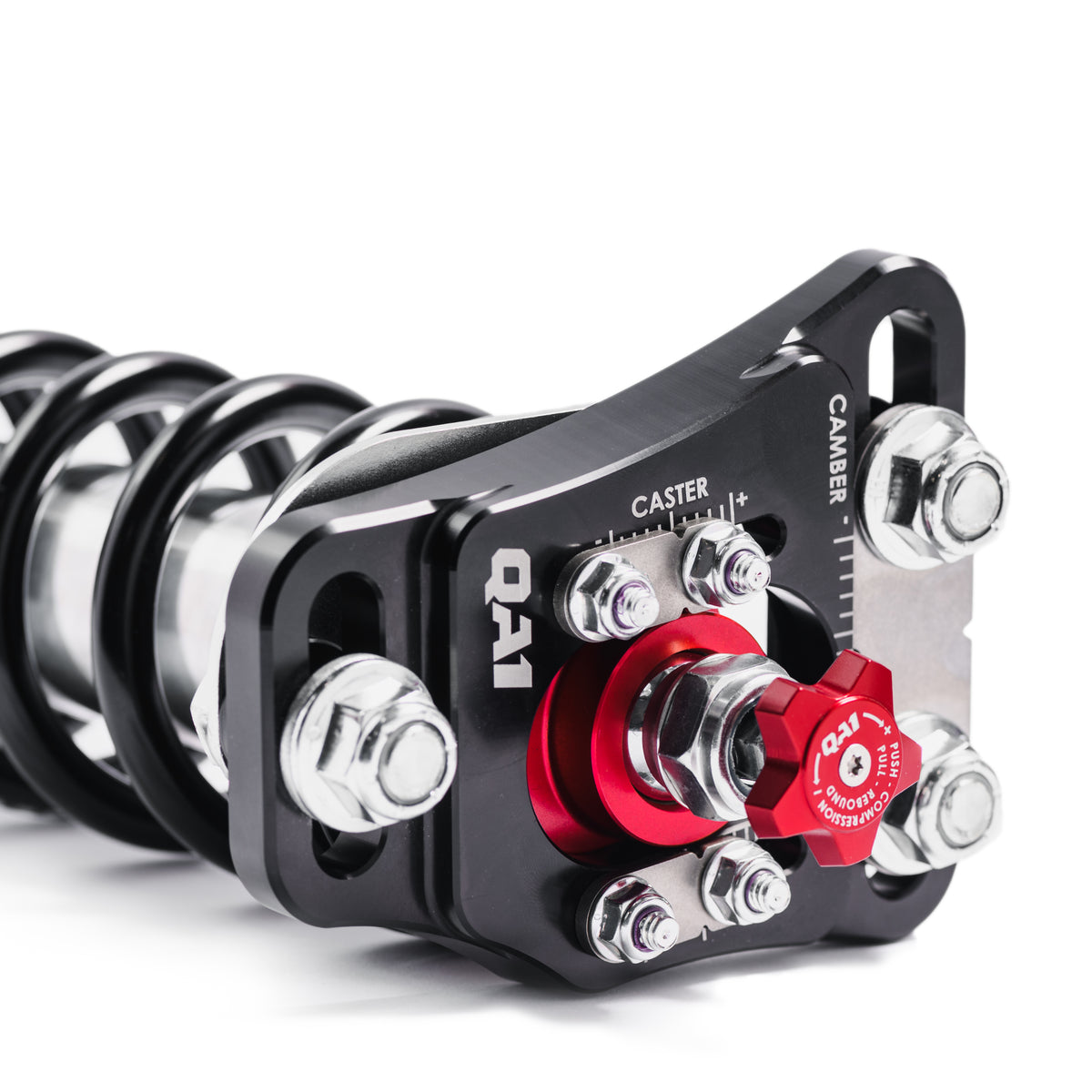 QA1 Coilover Strut Kit | 1979-1989 Ford Mustang (Front) - Single Adjustable, 12" Spring, 200 lb/in