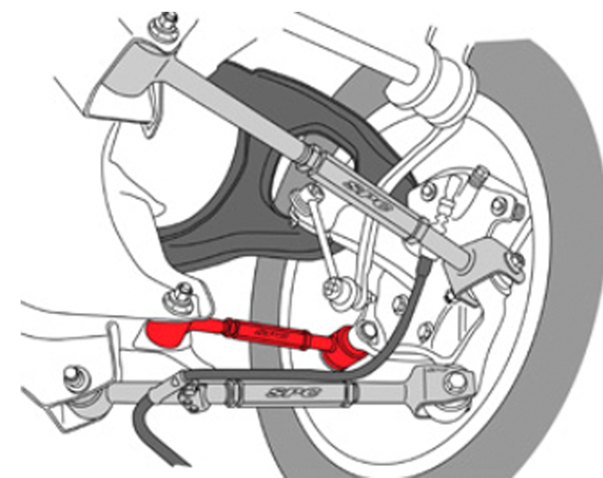 15-UP Acura TLX SPC Rear Adjustable Toe Arms