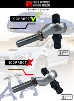 13-UP Subaru BRZ Phase 2 Motortrend REAR UPPER CONTROL ARMS (NEGATIVE CAMBER)