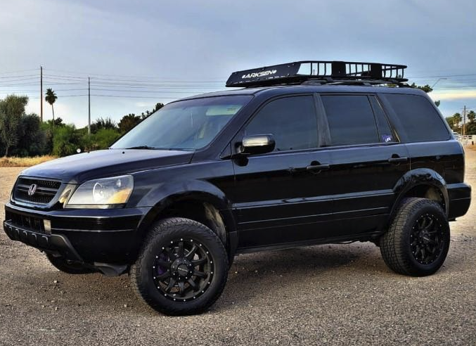 03-08 Honda Pilot Freedom Offroad 2.5" Front and Rear Spacer Lift Kit