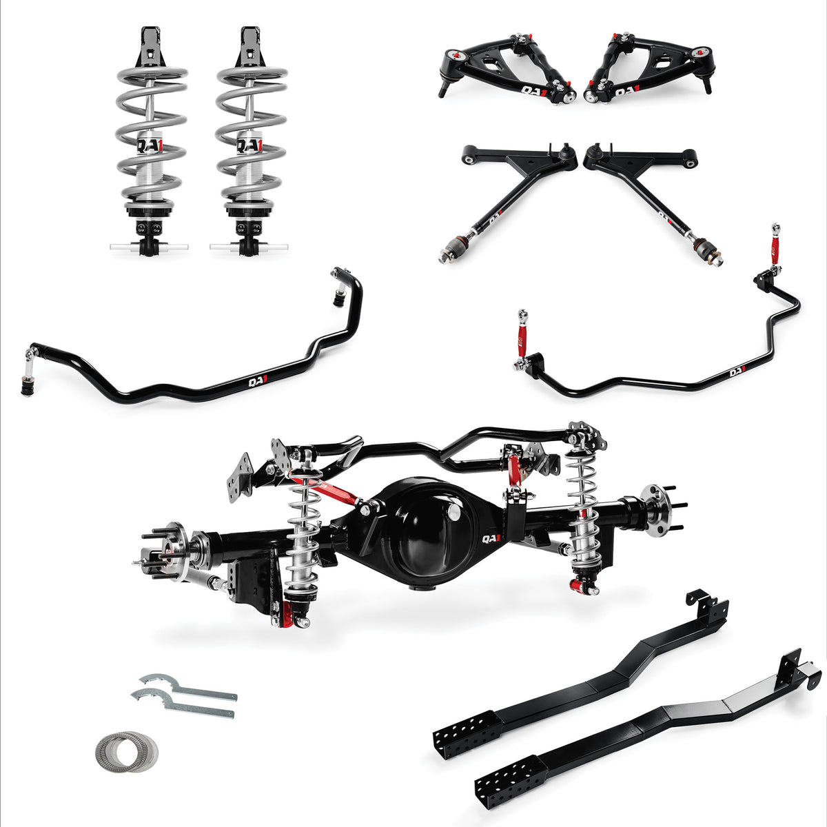 QA1 Handlink Kit 2 | 1964-1966 Ford Mustang (Front and Rear) - Level 2, Handling Kit
