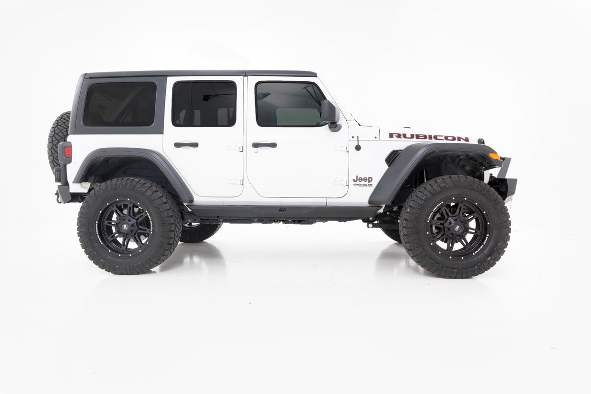 24-26 Jeep Wrangler Unlimited 4WD 3.5 Inch Lift Kit | C/A Drop | FR D/S - Rough Country
