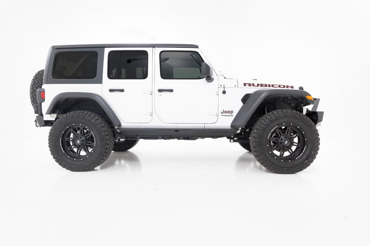 24-26 Jeep Wrangler Unlimited 4WD 3.5 Inch Lift Kit | C/A Drop | FR D/S - Rough Country