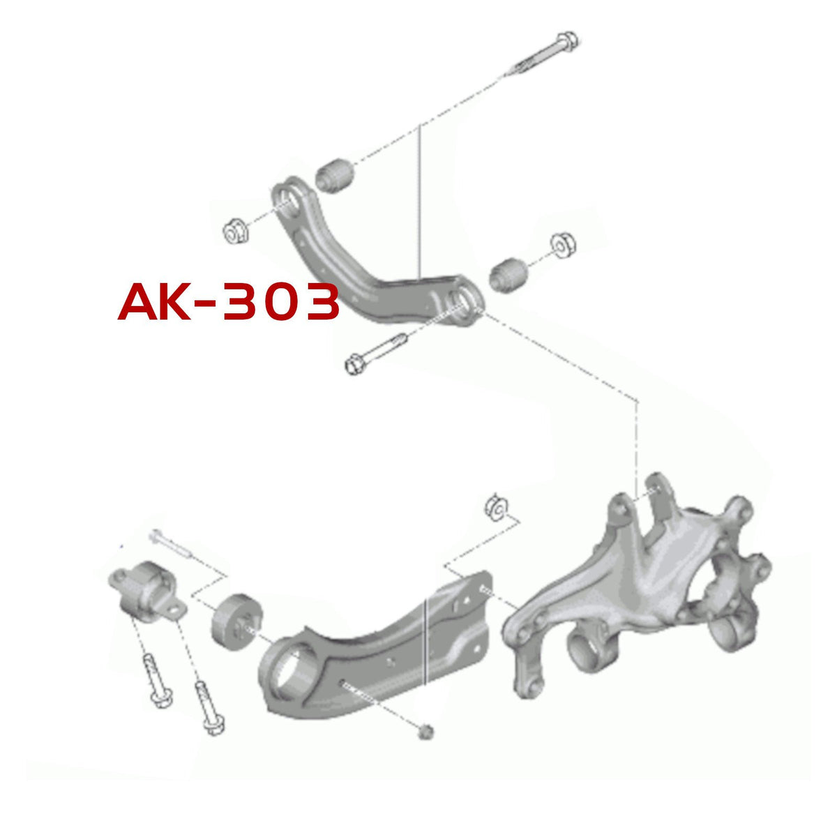 21-26 Kia K5 GodSpeed Adjustable Rear Camber Arms