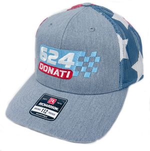 Donati Racing Red White and Blue Snapback Hat