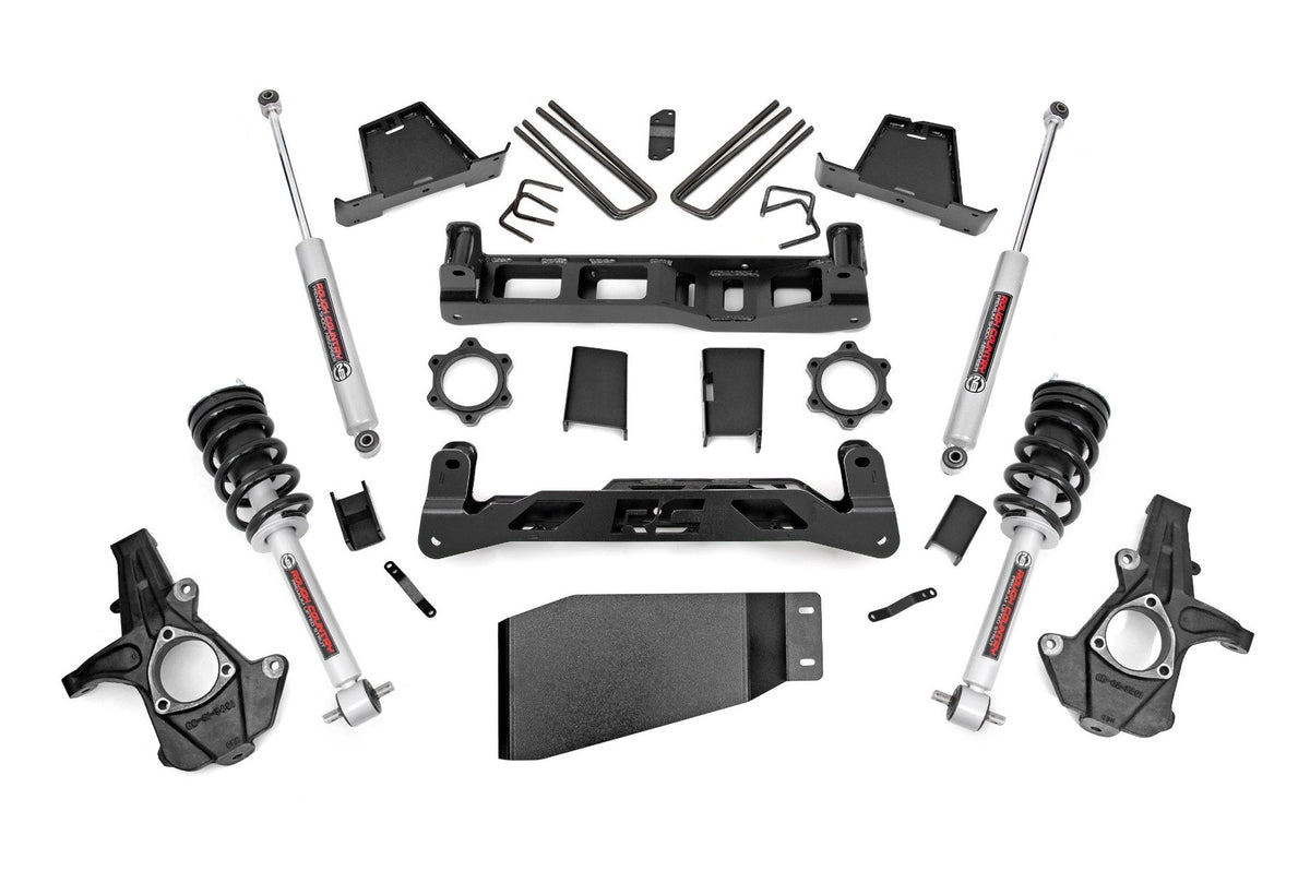 07-13 Chevy Silverado & GMC Sierra 1500 4WD 6 Inch Lift Kit - Rough Country