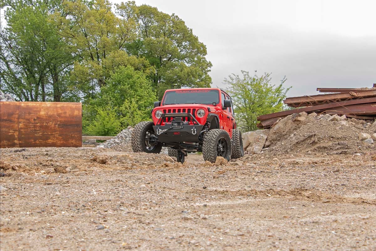 24-26 Jeep Wrangler Unlimited 4WD 3.5 Inch Lift Kit | Adj Lower | FR D/S - Rough Country