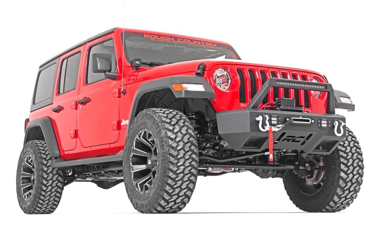 18-23 Jeep Wrangler Unlimited 4WD 3.5 Inch Lift Kit | C/A Drop - Rough Country