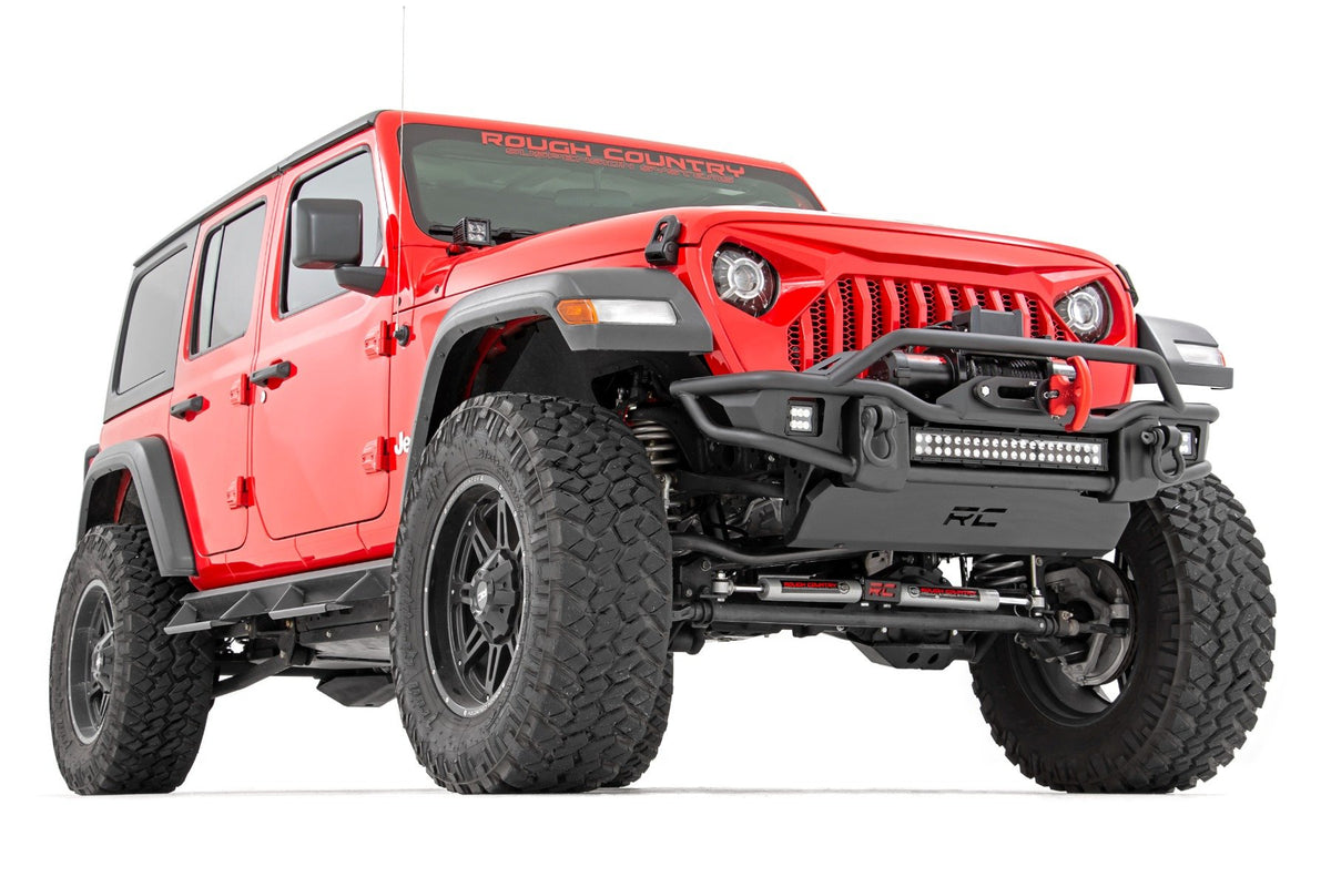 24-26 Jeep Wrangler Unlimited 4WD 3.5 Inch Lift Kit | C/A Drop | FR D/S - Rough Country