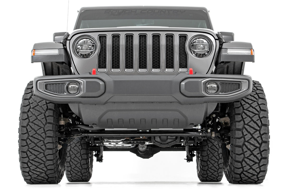 24-26 Jeep Wrangler Unlimited Rubicon 4WD 3.5 Inch Lift Kit | Adj Lower | FR D/S - Rough Country