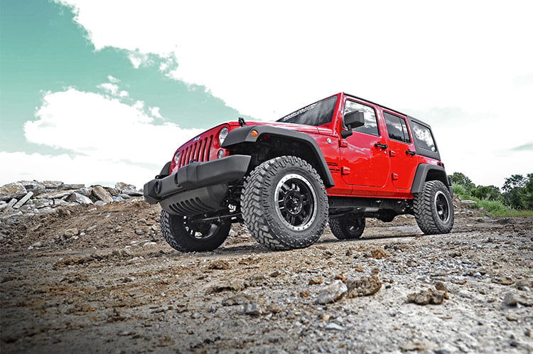 07-18 Jeep Wrangler/Unlimited 2.5 Inch Lift Kit | Spacers - Rough Country