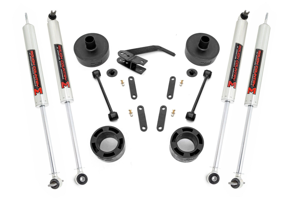 07-18 Jeep Wrangler/Unlimited 2.5 Inch Lift Kit | Spacers | Series II - Rough Country