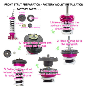 13-15 Chevrolet Malibu Godspeed Coilovers- MonoSS