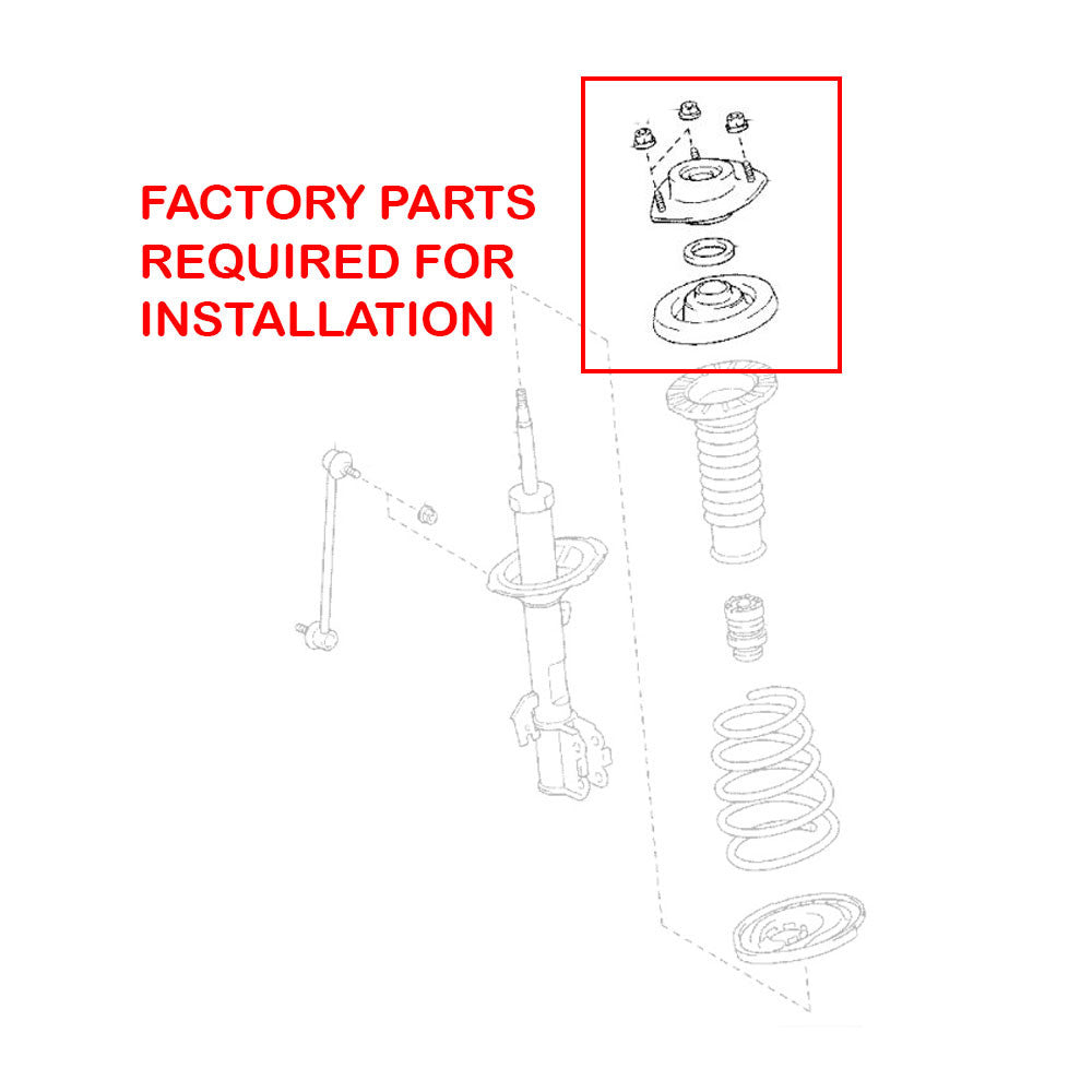 03-10 Toyota Sienna FWD JVR Drive Coilovers- Sport