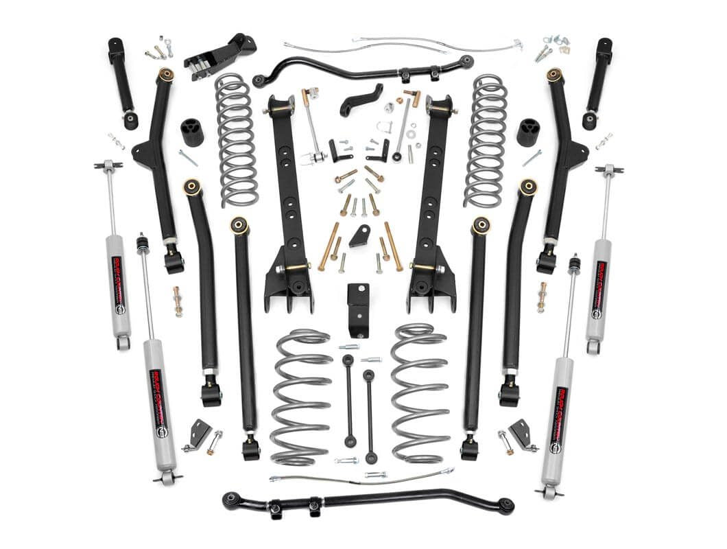 97-06 Jeep Wrangler TJ 4WD 6 Inch Lift Kit | Long Arm - Rough Country