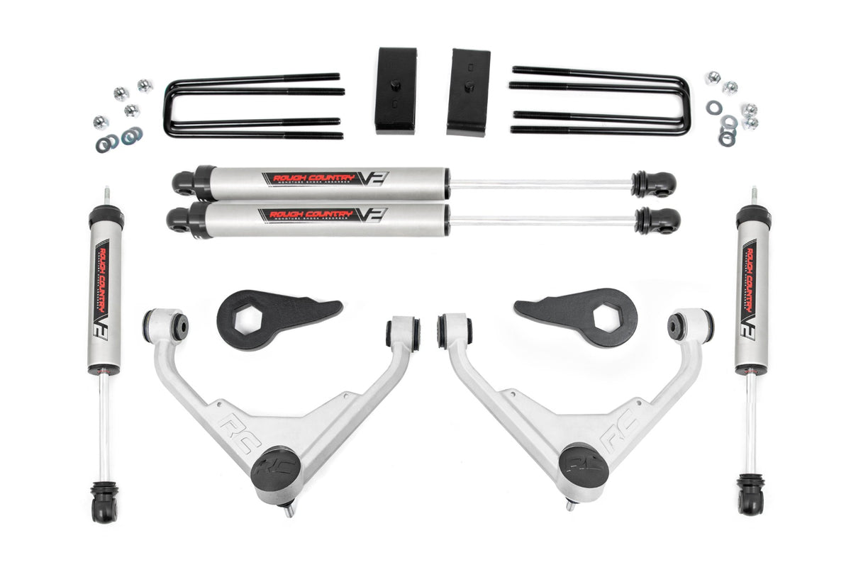 01-10 Chevy/GMC 2500HD/3500HD/Suburban 2500/Yukon XL 2500 3 Inch Lift Kit - Rough Country