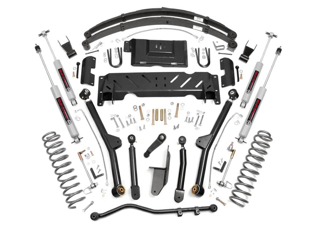 84-01 Jeep Cherokee XJ 4WD 6.5 Inch Lift Kit | Long Arm - Rough Country