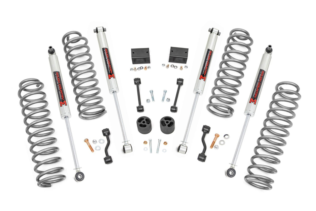 18-23 Jeep Wrangler Unlimited 4WD 2.5 Inch Lift Kit | Coils - Rough Country
