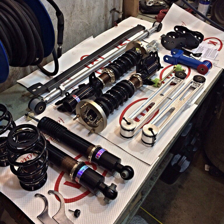 BC Racing coilovers for the 2005+ Mustang