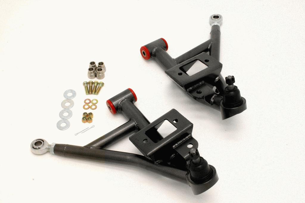 AA002H-Chevrolet-Camaro--Adjustable-Lower-A-Arms-Poly/Rod-End-Combo-Black-hammertone