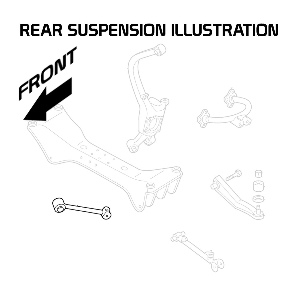 95-98 Eagle Talon Godspeed Rear Lateral Arms