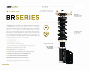 2015 WRX BC Racing BR Type coilover features.