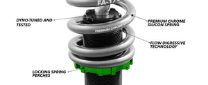 08-UP Nissan GTR (R35) (Includes Swift Springs) Fortune Auto Coilovers - 500 Series