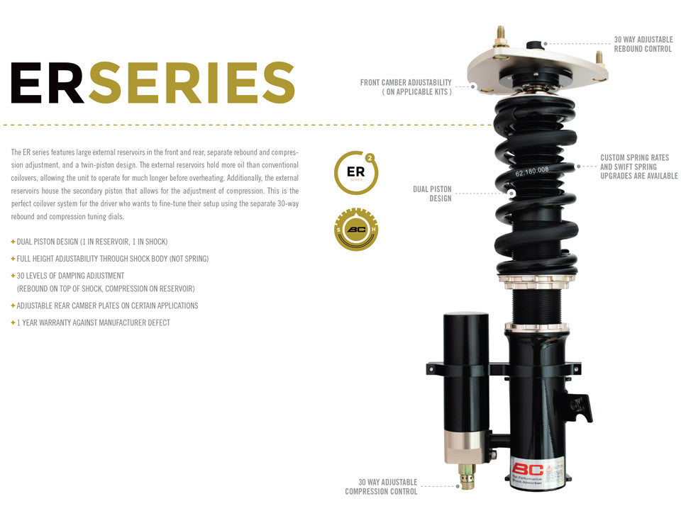 08-UP Nissan GTR R35 BC Racing Coilovers - ER Type