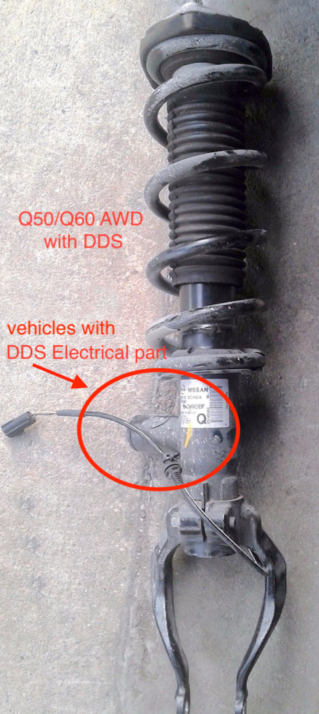 14-20 Infiniti Q50 AWD with DDS Godspeed Coilovers- MAXX