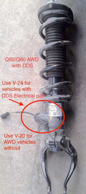 14-UP Infiniti Q50 AWD W/O DDS v37 BC Racing Coilovers - DS Type